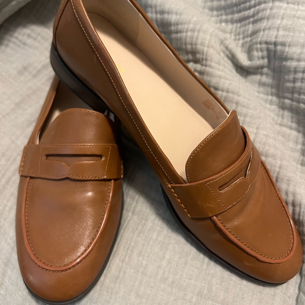 Cole Haan Tan Leather Loafers
